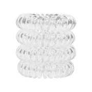 Spiral elastikker - Clear 4 stk