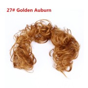 Messy Curly Hår til knold #27 - Gylden rødbrun