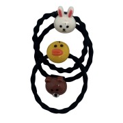 3 søde elastikker med dyr - Til børn