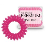 Premium Spiral Hår elastikker pakke m/ 3 stk. pink