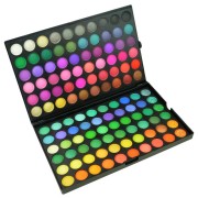 Deluxe 120 farver øjenskygge farvepalette - Mega Eyeshadow Palette Kit