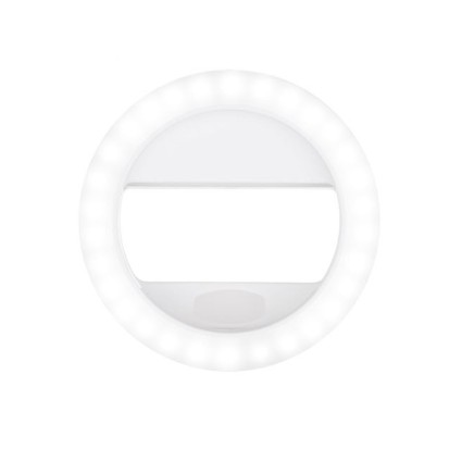 Selfie Lys LED ring til smartphones