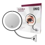 UNIQ Flexible Mirror / Fleksibelt Spejl med LED lys & 10x forstørrelse