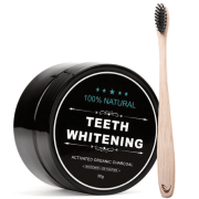 Teeth Whitening 100% Organic + bambustandbørste