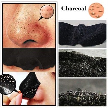 Charcoal Dybderensene Næsestrips - 6 stk
