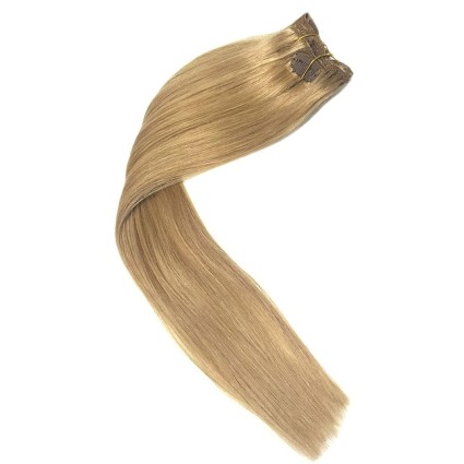 Clip on hair 40 cm #27 mellem blond
