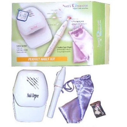Salon shaper + Negle tørrer (Nail decorator kit)
