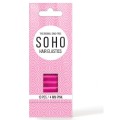 SOHO Snag-Free Hair Elastics, Pink  - 10 pcs
