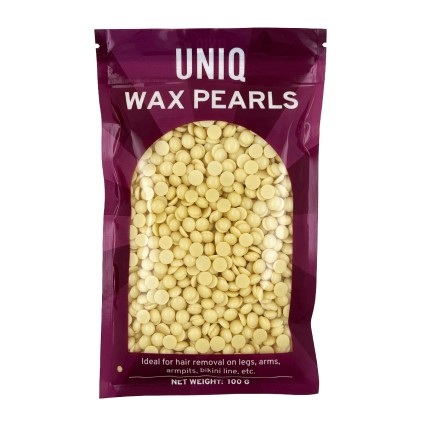 UNIQ Wax Pearls Hard Wax Beans 100g, Mælk