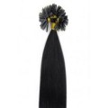 50 cm Hot Fusion Hair extensions 1# Sort