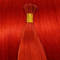 50 cm Cold Fusion hair extensions postkasse rød