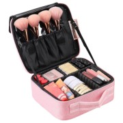 UNIQ makeup rejsetaske - Toilettaske / Kosmetiktaske til alt dit makeup - Pink
