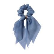 SOHO Vina Scrunchie med tørklæde - Blå