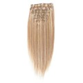 Clip on hair #18/613 50 cm Blond Mix