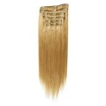 Clip on hair 40 cm #27 mellem blond