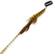 Feather (fjer) Extensions Tigerstriber