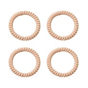 SOHO Wave Spiral Hårelastikker - Cream